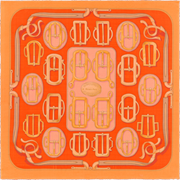 A variation of the Hermès scarf `Bouclerie d'attelage` first edited in 2016 by `Françoise De La Perriere`