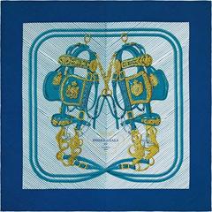 A variation of the Hermès scarf `Brides de Gala Arashi` first edited in 2015 by `Hugo Grygkar`