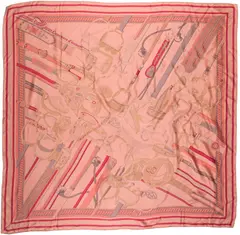 A variation of the Hermès scarf `Concours d'étriers teint` first edited in 2015 by `Virginie Jamin`