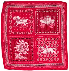 A variation of the Hermès scarf `Écuries Parisiennes` first edited in 2016 by 