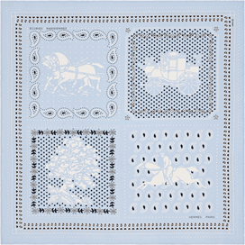A variation of the Hermès scarf `Écuries Parisiennes` first edited in 2016 by 