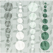 A variation of the Hermès scarf `Façonné Jeux de Pois Jacquard` first edited in 2017 by 