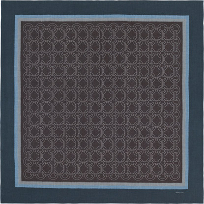 A variation of the Hermès scarf `Ghost 59T` first edited in 2016 by 