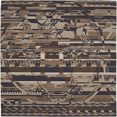 A variation of the Hermès scarf `Glitch` first edited in 2015 by `Dimitri Rybaltchenko`