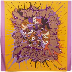 A variation of the Hermès scarf `Graff hermès` first edited in 2014 by `kongo`