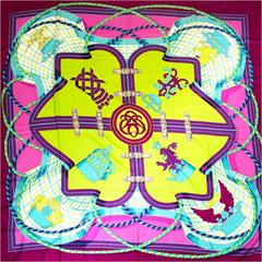 A variation of the Hermès scarf `Grande tenue` first edited in 2014 by `Henri d'Origny`