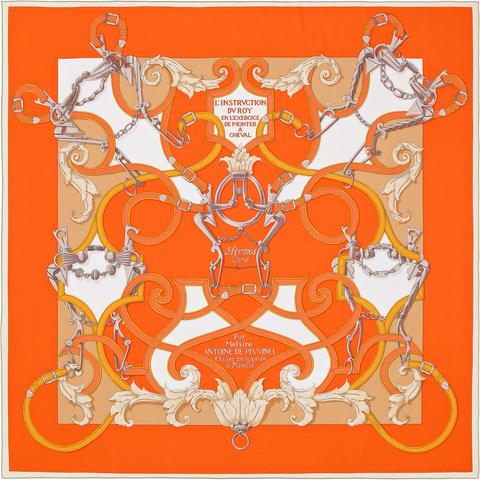 A variation of the Hermès scarf `L'Instruction du Roy` first edited in 2016 by `Henri d'Origny`