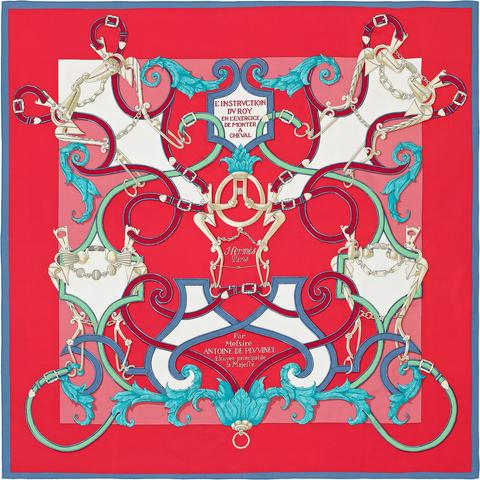 A variation of the Hermès scarf `L'Instruction du Roy` first edited in 2016 by `Henri d'Origny`