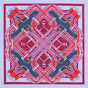 A variation of the Hermès scarf `Mors à Jouets` first edited in 2017 by `Henri d'Origny`