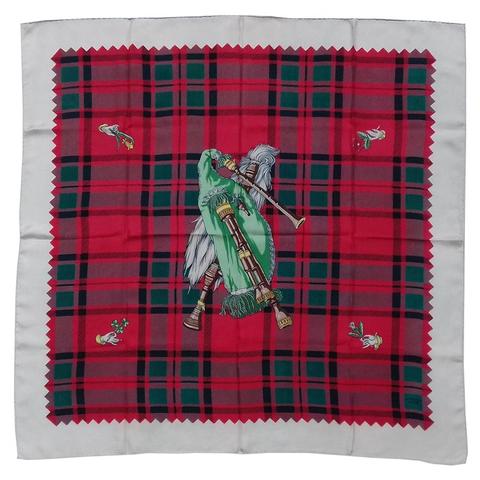 A variation of the Hermès scarf `Bag-pipe` first edited in 1951 by `Hugo Grygkar`