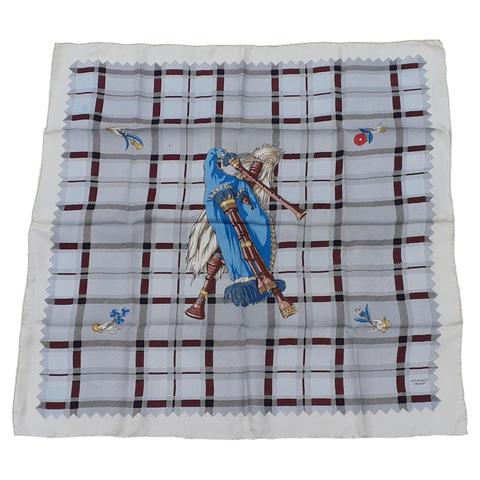 A variation of the Hermès scarf `Bag-pipe` first edited in 1951 by `Hugo Grygkar`
