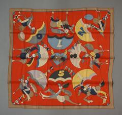 A variation of the Hermès scarf `Un amour de cheval` first edited in 2013 by `Saw Keng`