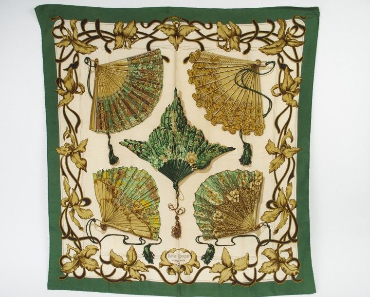 Belle époque green - Hermès Scarf Details | Scarf Sage