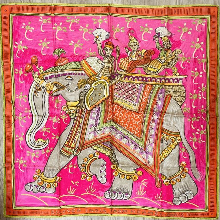 Beloved india pink - Hermès Scarf Details | Scarf Sage
