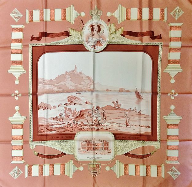 Biarritz pink - Hermès Scarf Details | Scarf Sage