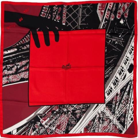 A variation of the Hermès scarf `Boite au vol` first edited in 2005 by `Bali Barret`