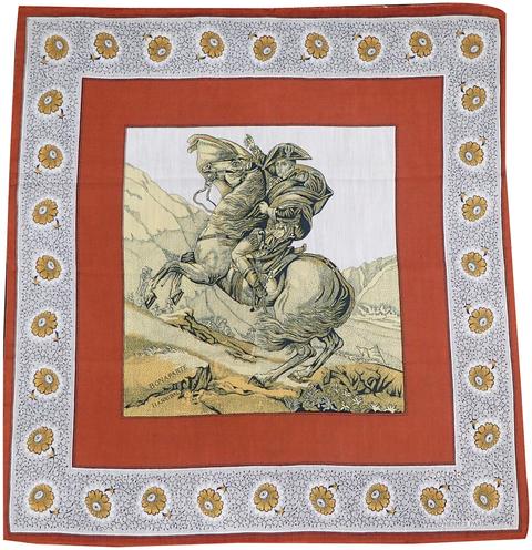 A variation of the Hermès scarf `Bonaparte` first edited in 1940 by `David `