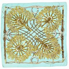 A variation of the Hermès scarf `Bouquets de moisson` first edited in 1967 by `Henri d'Origny`