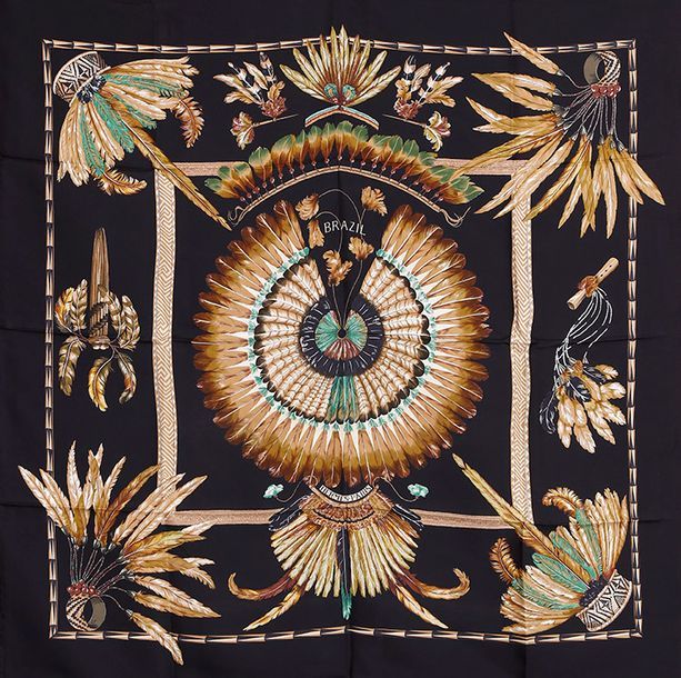 Brazil black - Hermès Scarf Details | Scarf Sage