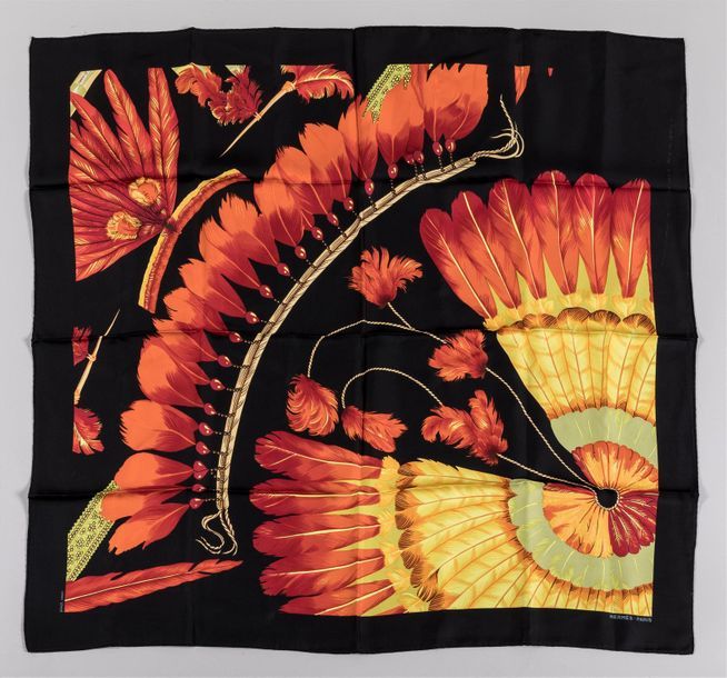 Hermès Tissé Royal du Brésil シルクスカーフ