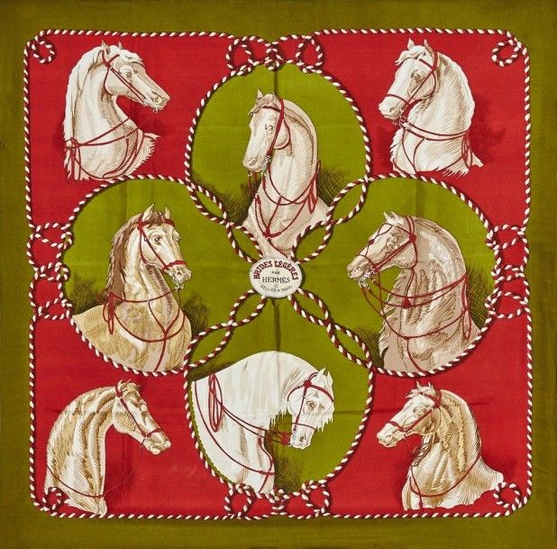 Brides légères green - Hermès Scarf Details | Scarf Sage