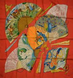A variation of the Hermès scarf `Brides de charme` first edited in 1991 by `Julie Abadie`