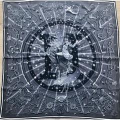 A variation of the Hermès scarf `C'est la fête` first edited in 2012 by `Nomura Daiske `