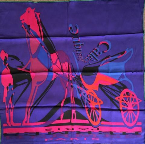 A variation of the Hermès scarf `Calèche élastique ` first edited in 2004 by `Bali Barret`