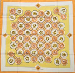 A variation of the Hermès scarf `Carrelages ` first edited in 1968 by `Maurice Tranchant`