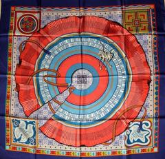 A variation of the Hermès scarf `Cent plis des miao` first edited in 2010 by `Aline Honoré`