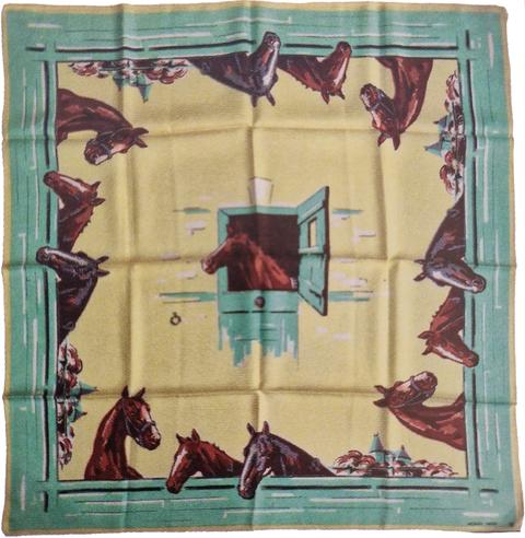 A variation of the Hermès scarf `Chantilly` first edited in 1939 by `Dessinateur inconnu`