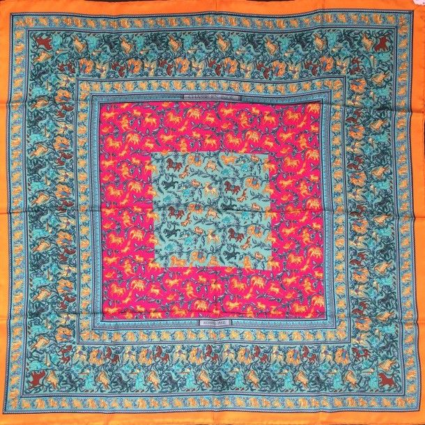Chasse en inde - Hermès Scarf Details | Scarf Sage