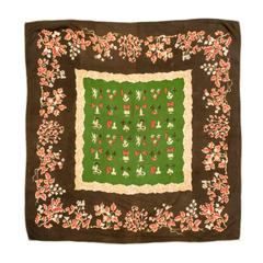 A variation of the Hermès scarf `Chevalerie I` first edited in 1944 by `Dessinateur inconnu`