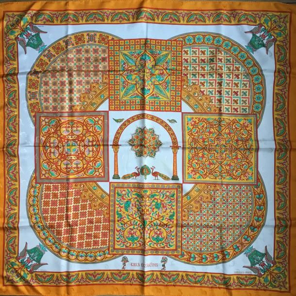 Ciels byzantins - Hermès Scarf Details | Scarf Sage