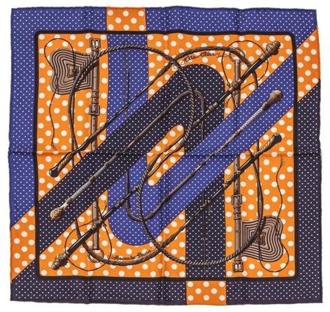 A variation of the Hermès scarf `Clic-clac à pois ` first edited in 2012 by `Julie Abadie`