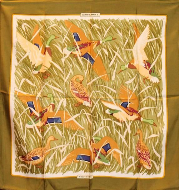 ✨良品 HERMES エルメス ヴィンテージ スカーフ COLS-VERTS Cols verts yellow - Hermès Scarf Details | Scarf Sage