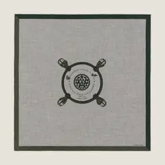 A variation of the Hermès scarf `Encadré blason` first edited in 2020 by 