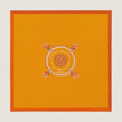 A variation of the Hermès scarf `Encadré blason` first edited in 2020 by 