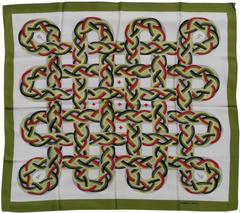 A variation of the Hermès scarf `Entrelacs` first edited in 1964 by `Christiane Vauzelles`