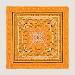 A variation of the Hermès scarf `Éperons d'or bandana` first edited in 2020 by `Henri d'Origny`