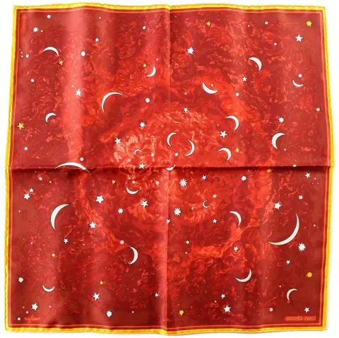 A variation of the Hermès scarf `Espace` first edited in 1999 by `Maglione `