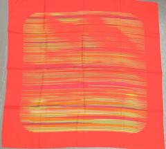 A variation of the Hermès scarf `Faubourg express` first edited in 2009 by `Dimitri Rybaltchenko`