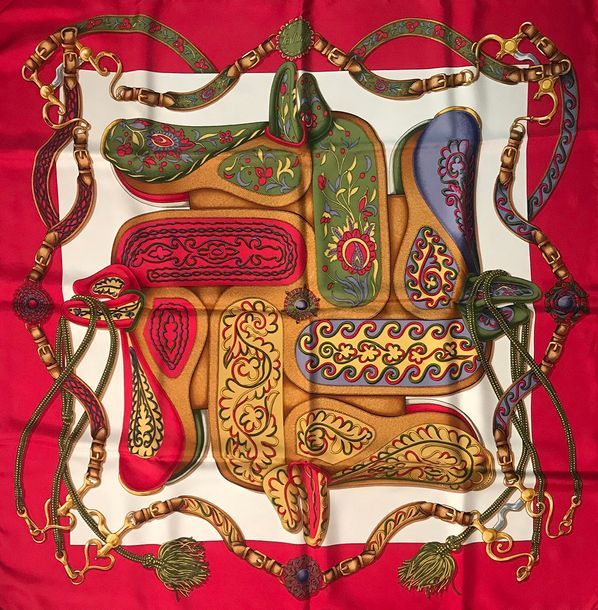 Festival red - Hermès Scarf Details | Scarf Sage