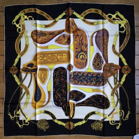 A variation of the Hermès scarf `Festival des amazones ` first edited in 2013 by `Henri d'Origny`