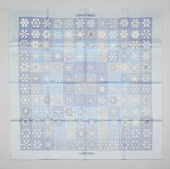 A variation of the Hermès scarf `Feux de l'hiver ` first edited in 1981 by `Christiane Vauzelles`