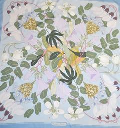 A variation of the Hermès scarf `Flora graeca ` first edited in 1983 by `Niki Goulandris`