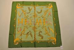 A variation of the Hermès scarf `Alphabet III` first edited in 1990 by `Annie Faivre`