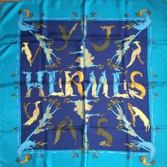A variation of the Hermès scarf `Alphabet III` first edited in 1990 by `Annie Faivre`