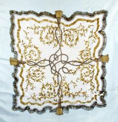 A variation of the Hermès scarf `Fripon ` first edited in 1972 by `Maurice Tranchant`