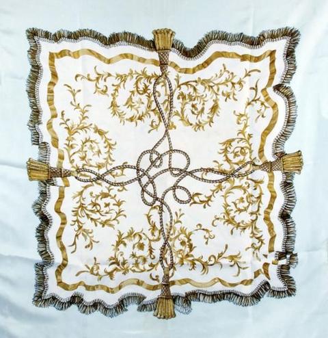 A variation of the Hermès scarf `Fripon ` first edited in 1972 by `Maurice Tranchant`